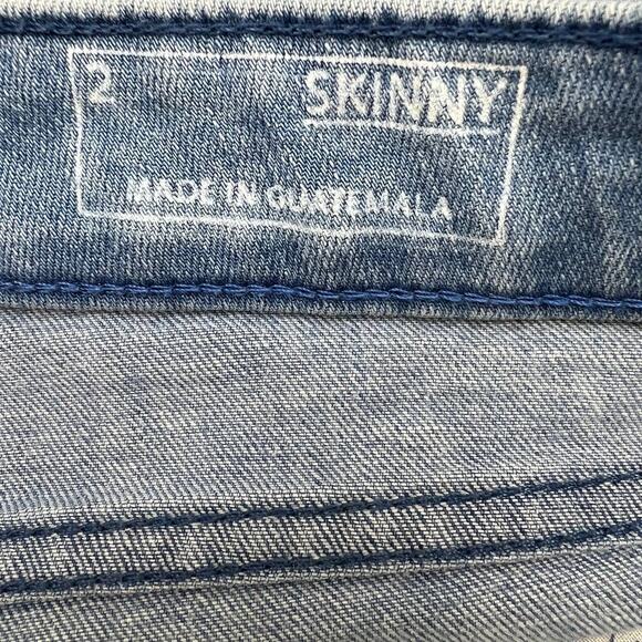 Vineyard Vines Women's Skinny Raw Hem Preppy Size 2 Blue Light Wash - Picture 10 of 13